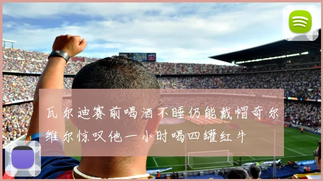 瓦尔迪赛前喝酒不睡仍能戴帽奇尔维尔惊叹他一小时喝四罐红牛