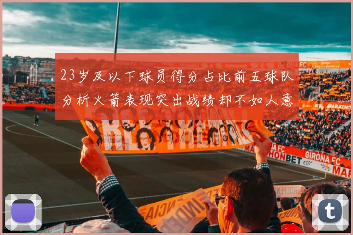 23岁及以下球员得分占比前五球队分析火箭表现突出战绩却不如人意